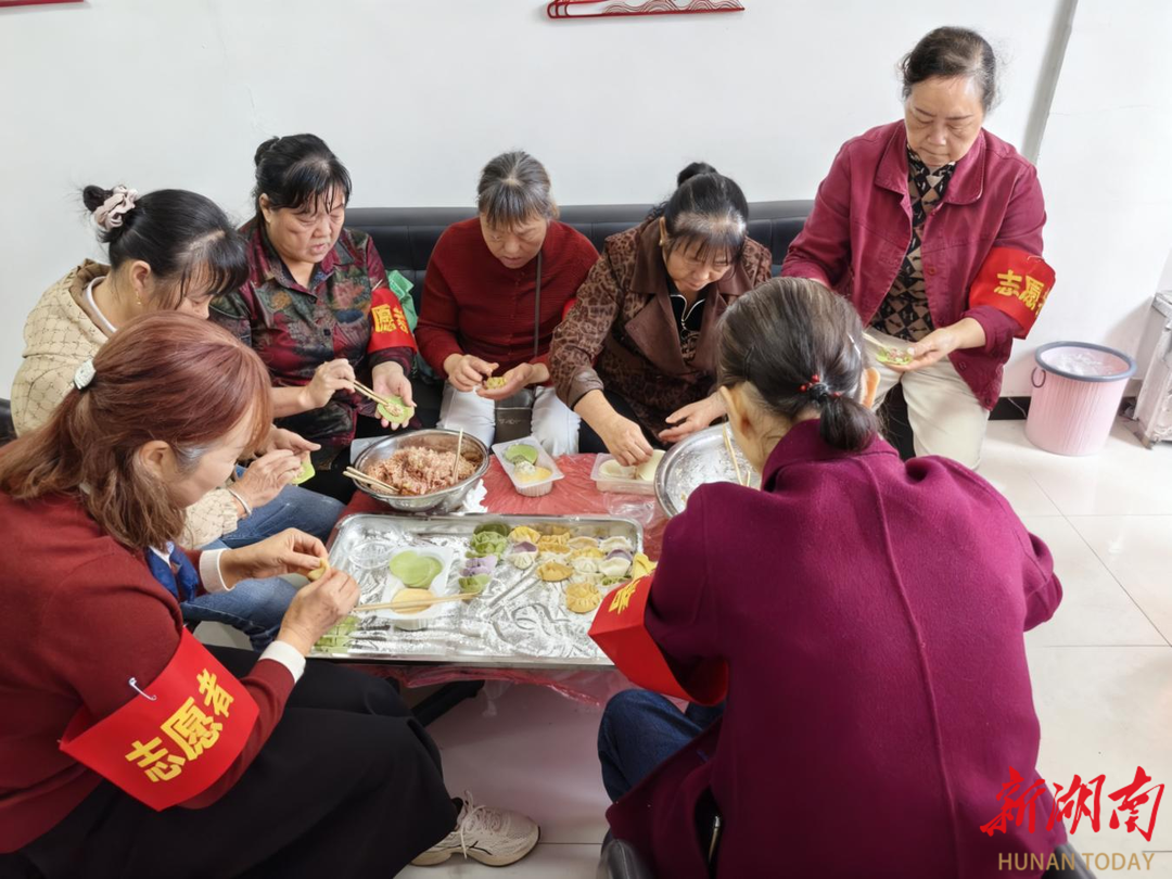 长沙月亮河社区筹备组开展立冬主题活动