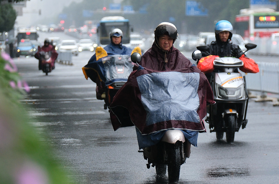 冬雨落  寒意浓