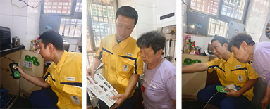 百日攻坚显担当 蓝焰卫士护平安