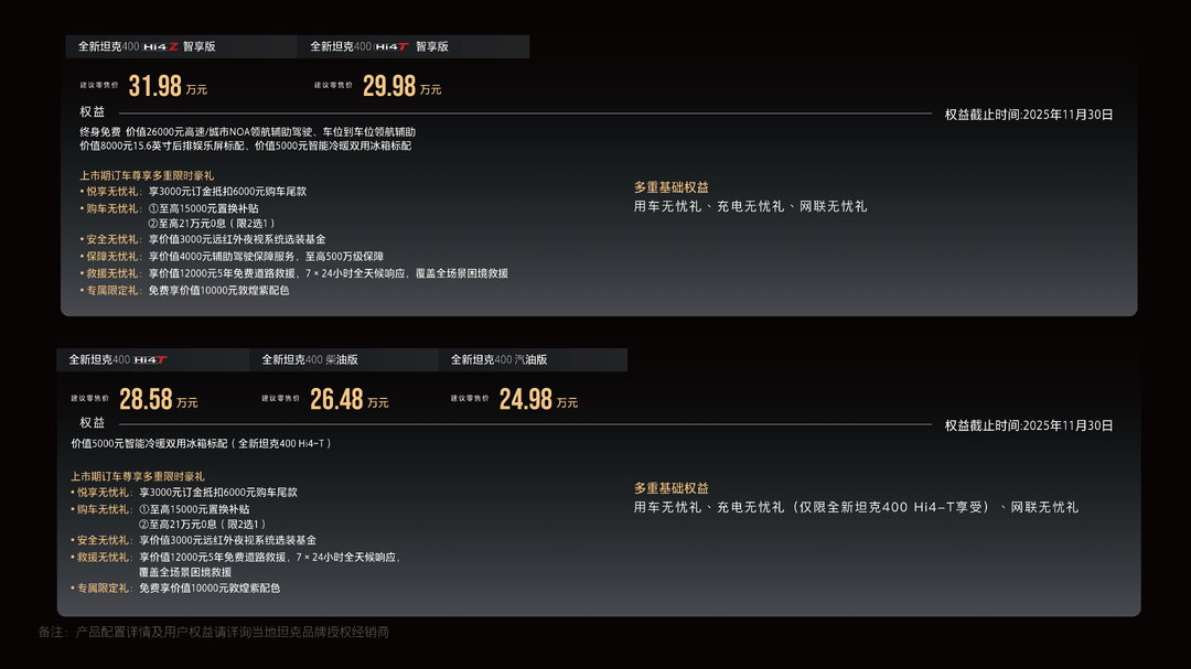 全新坦克400领衔开启潮酷越野新时代
