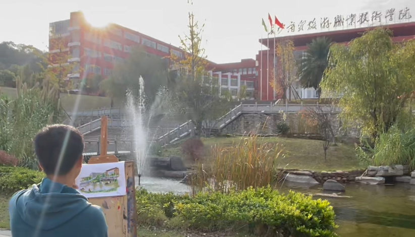 把校园“画”进心里！长沙商贸旅游职院“行走的课堂”让艺术教育“活”起来