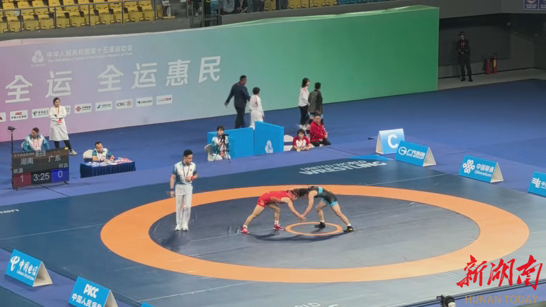 祝贺！凤凰姑娘姚潇获全运会摔跤女子自由式50公斤级第五名