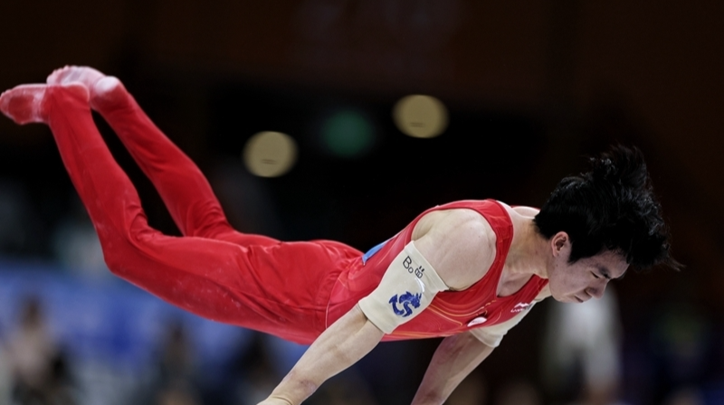 湖南高速体操队获男团银牌