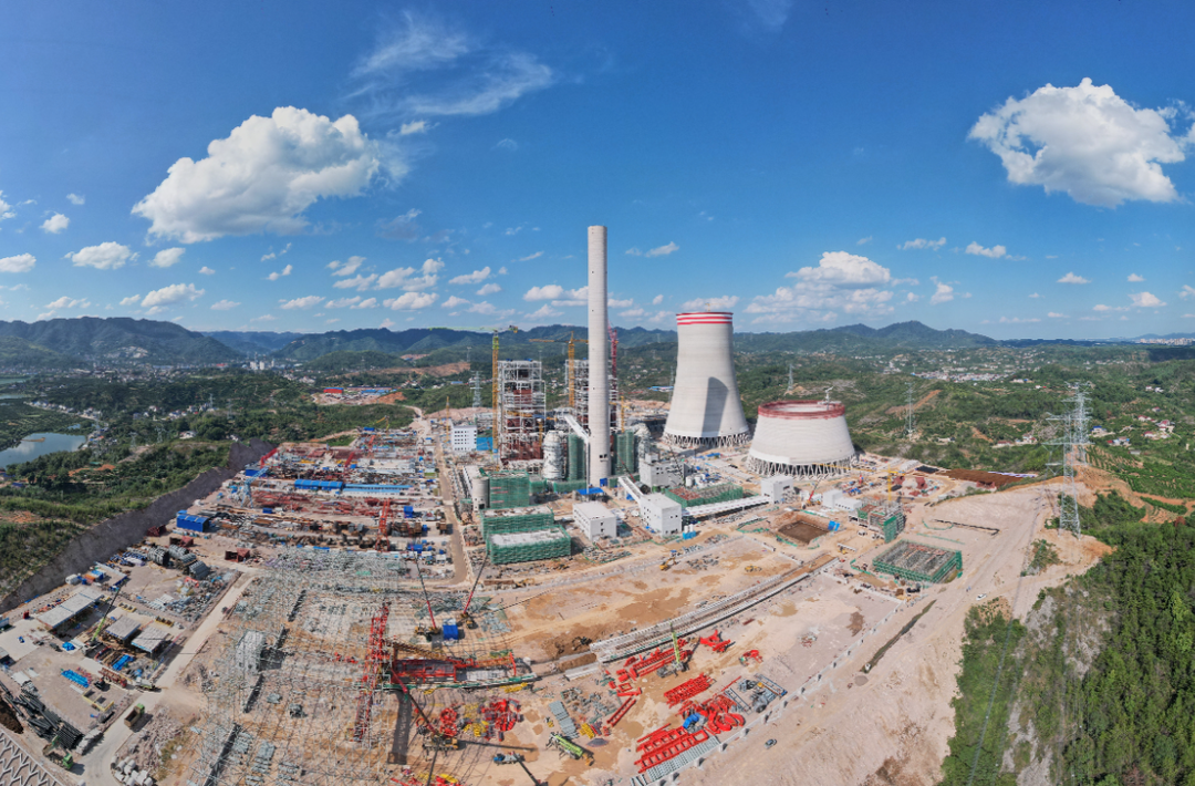 石门“加速度”①｜攻坚澧水畔 石门电厂三期项目建设刷新“进度条”