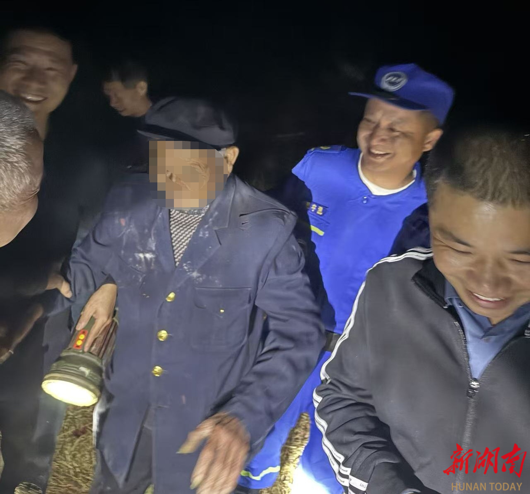 桃江八旬老人深山失联，热成像无人机精准定位成功救援