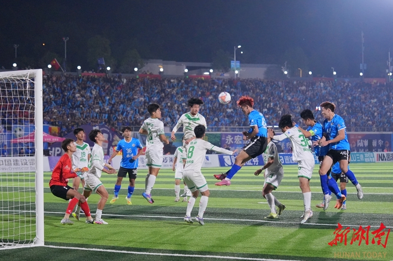 圖集|湘超聯賽：永州隊主場4比0戰勝郴州隊