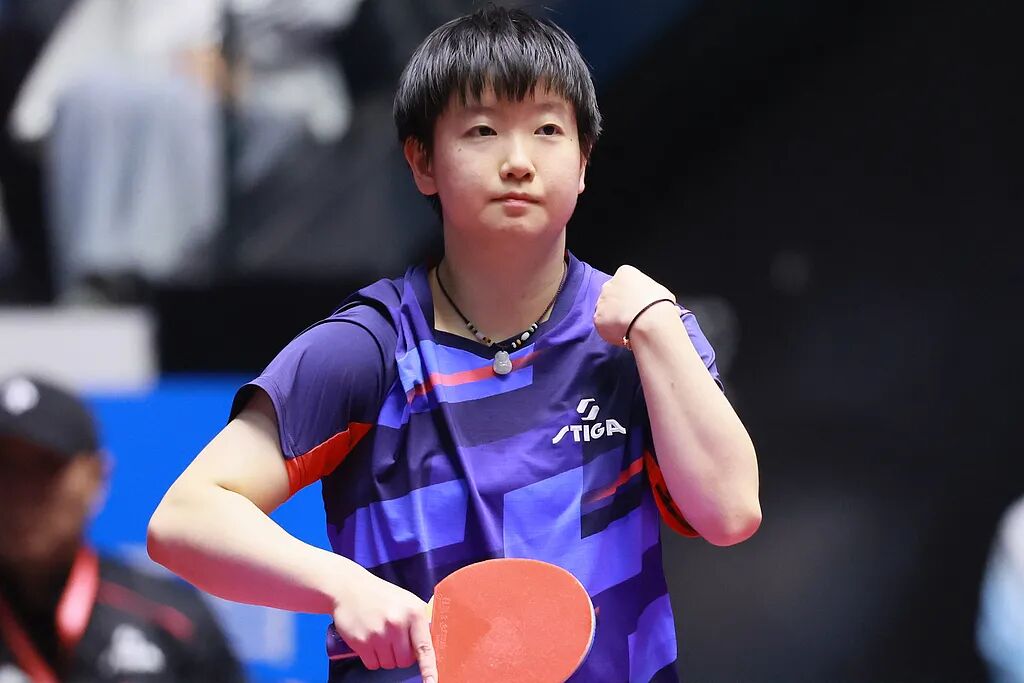 孙颖莎将再次在全运会乒乓球女单决赛里对决王曼昱