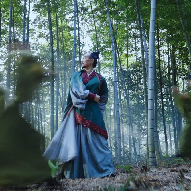 环境舞蹈影像《天问》来了，像不像益阳版的《十面埋伏》？