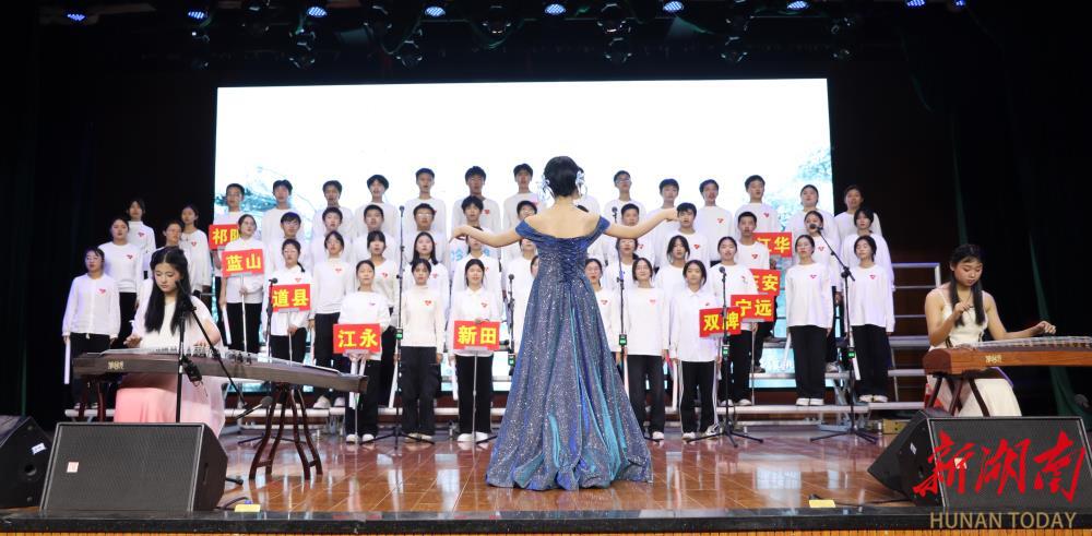 新田一中举行“百年弦歌，声动未来”合唱比赛