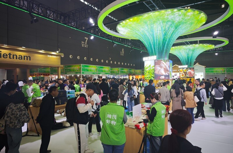 “湘阴好物”闪耀中部农博会，105款“土特产”引市民热捧