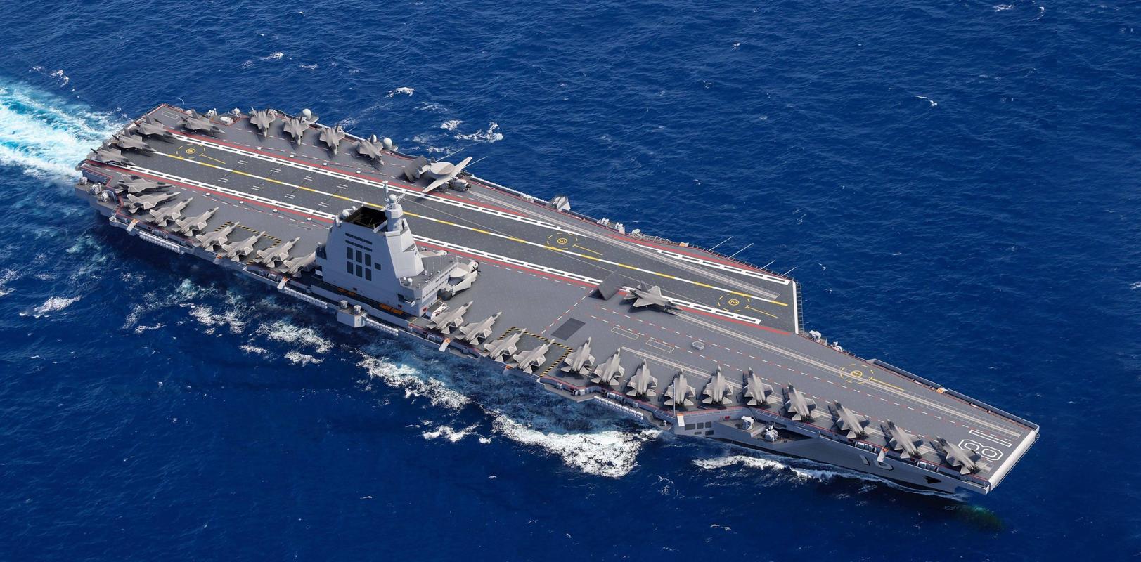 福建舰实兵训练更多细节！一组动图带你全方位看清楚