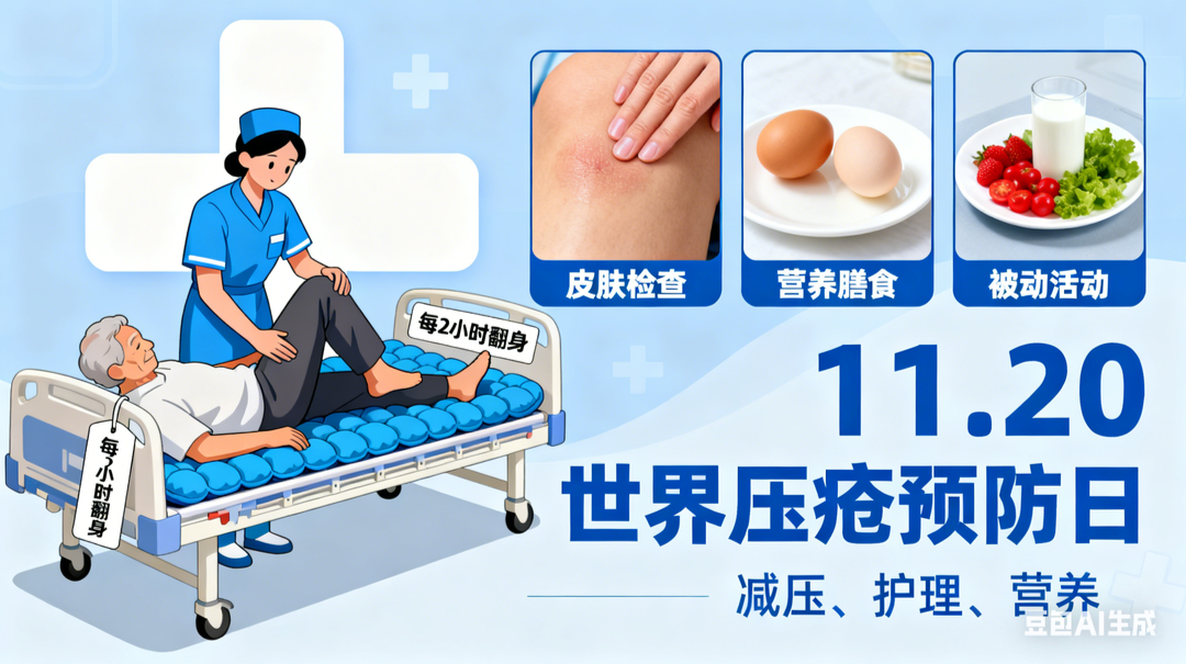 世界压疮预防日：家有卧床老人？压疮这样预防