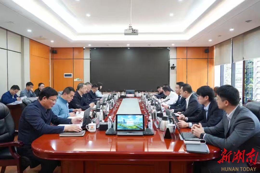 周健与安赛乐米塔尔中国创新中心、湖南钢铁集团客人会谈