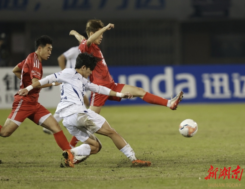 图集|湘超联赛：湘潭队1比3不敌衡阳队