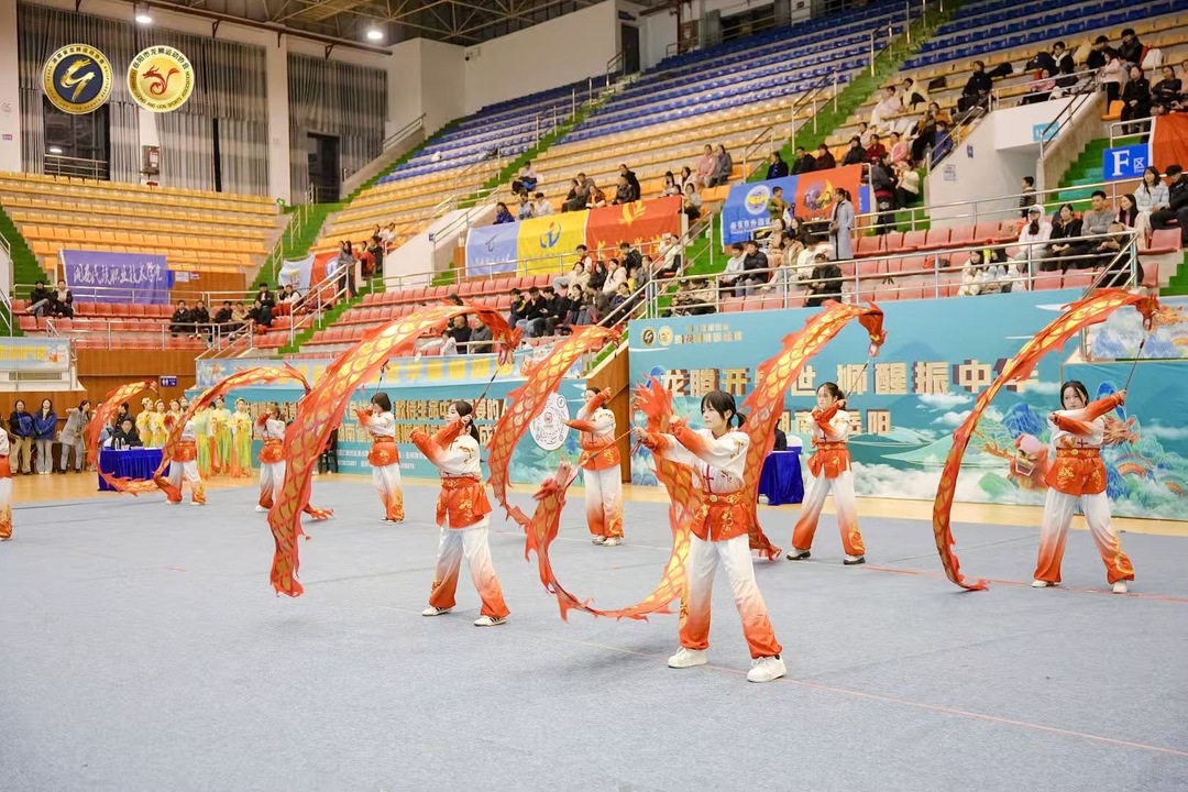 龙狮竞技巴陵城 非遗风采耀三湘