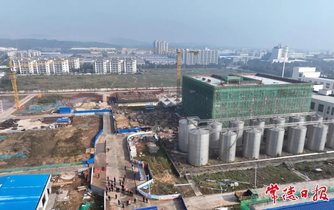 津市惠欣生物项目一期单体主体工程完成