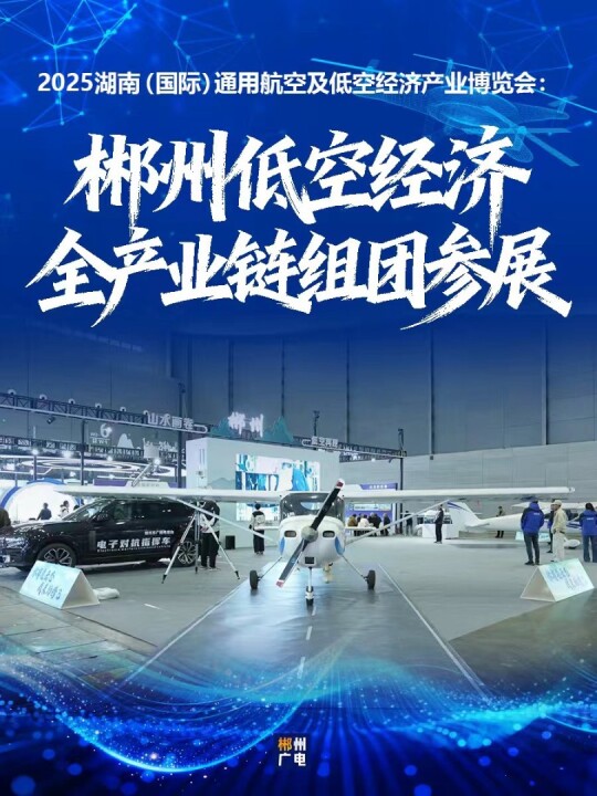 这场湖南盛会，郴州低空经济“组团”亮实力