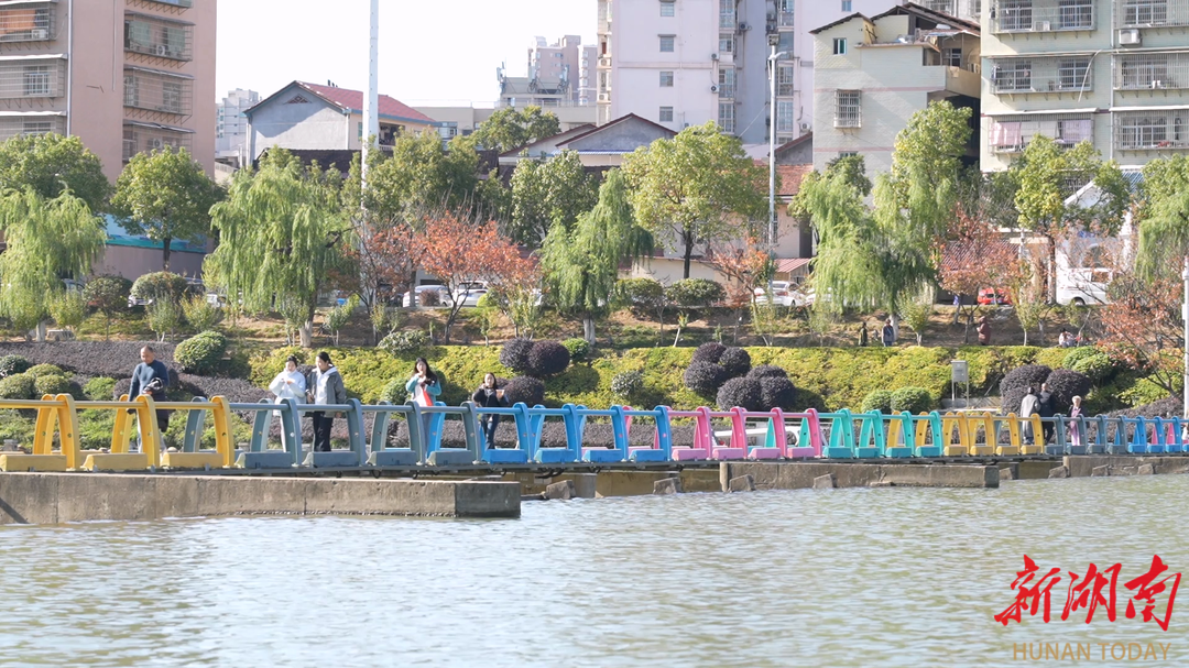 冬日暖阳映鹤鸣 市民休闲享时光