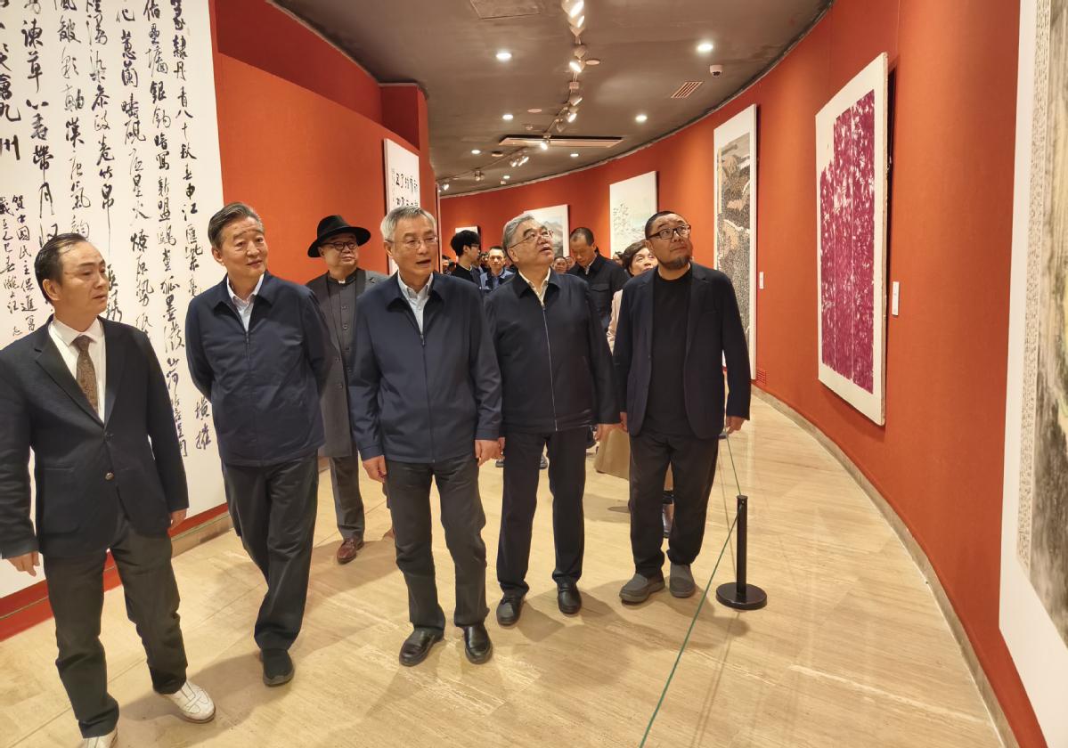 “正道同行——庆祝民进成立80周年美术书法作品展”在京开幕