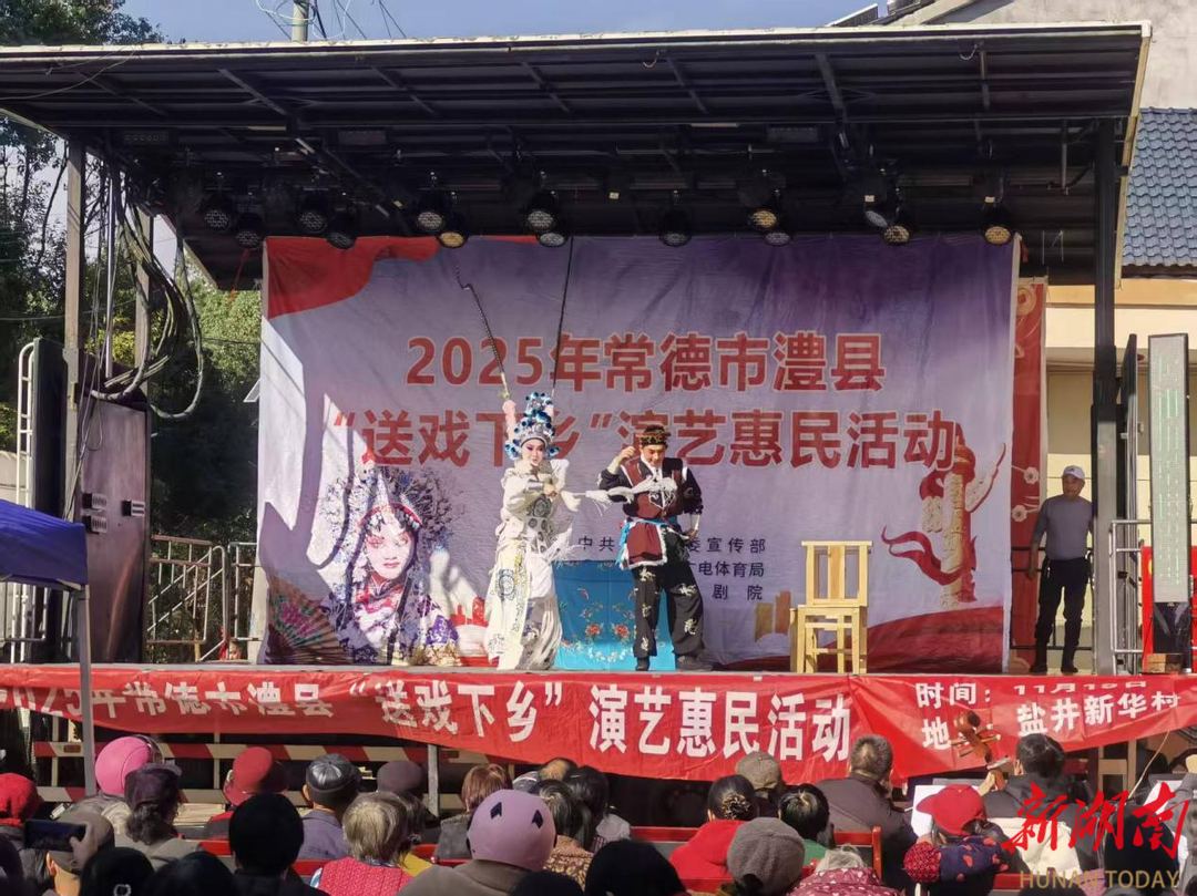 澧县盐井镇：送戏下乡惠民生 文化大餐润民心
