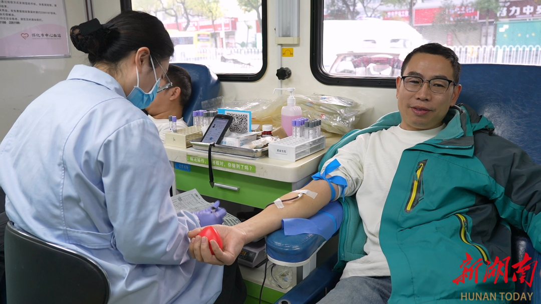 怀化鹤玉公司组织员工义务献血