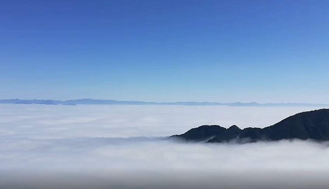绥宁县黄桑国家级自然保护区迎来首场雾凇景观