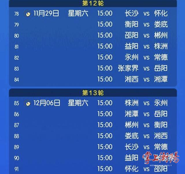 “湘超”最后两轮，为何同步开赛？