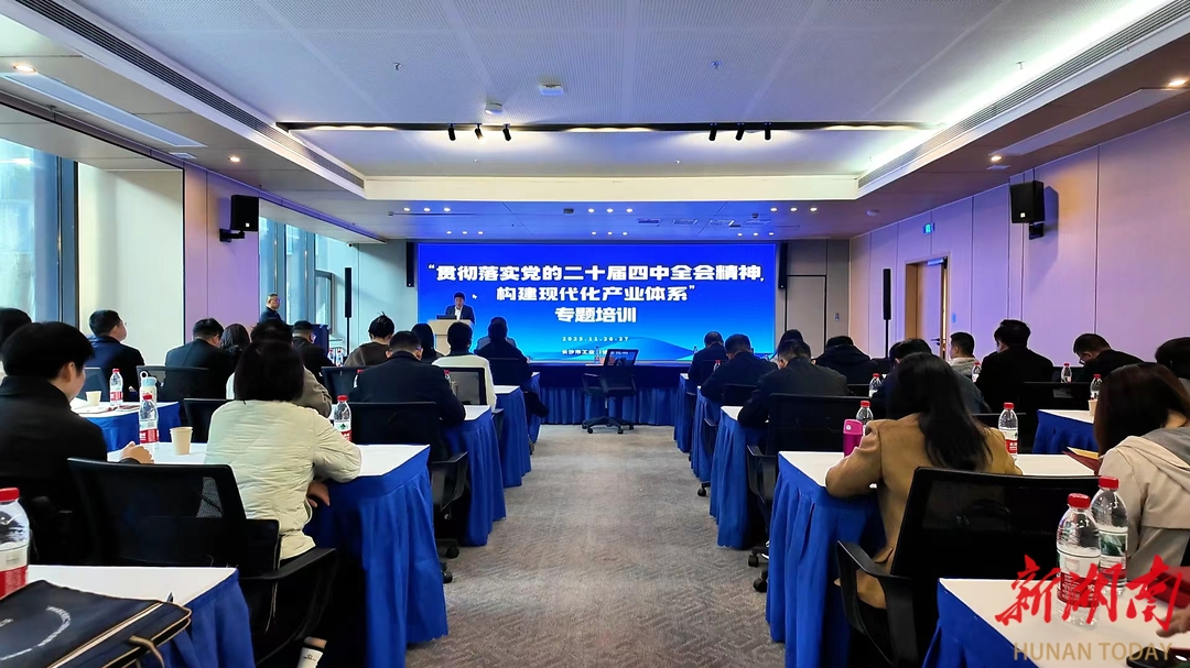 贯彻全会精神赋能产业转型 长沙这场专题培训为构建现代化产业体系注入新动能