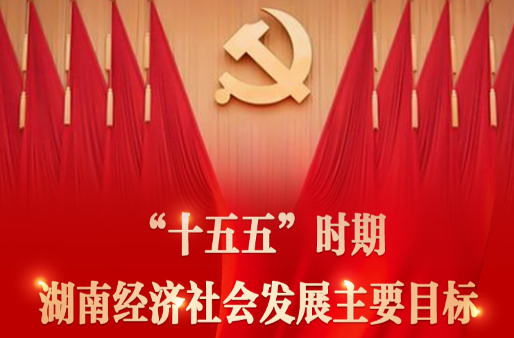 一图读懂丨“十五五”湖南经济社会发展主要目标