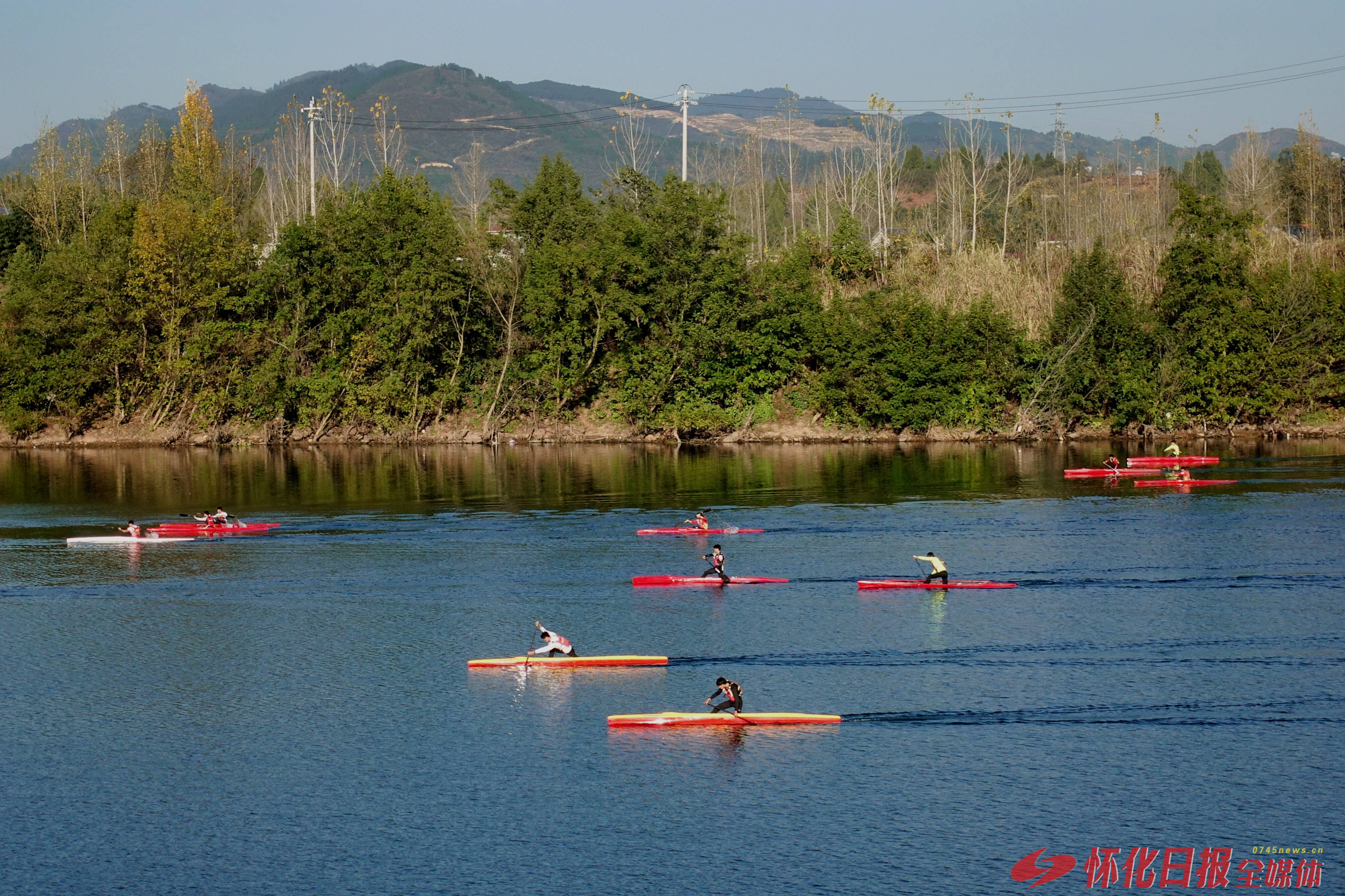 图片新闻｜麻阳：皮划艇冬训忙