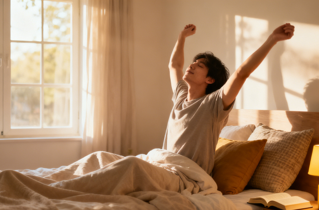 央视推荐！抓住晨起后“黄金3分钟”！6个简单动作，活气血、通经络、提免疫→