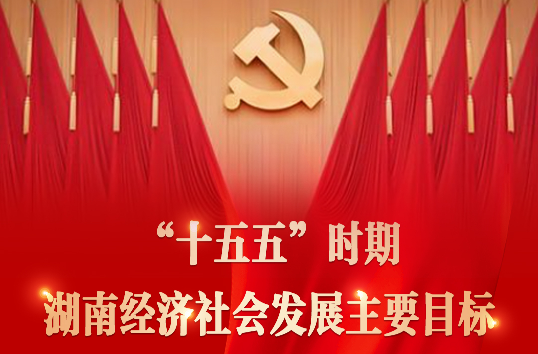 一图读懂丨“十五五”湖南经济社会发展主要目标
