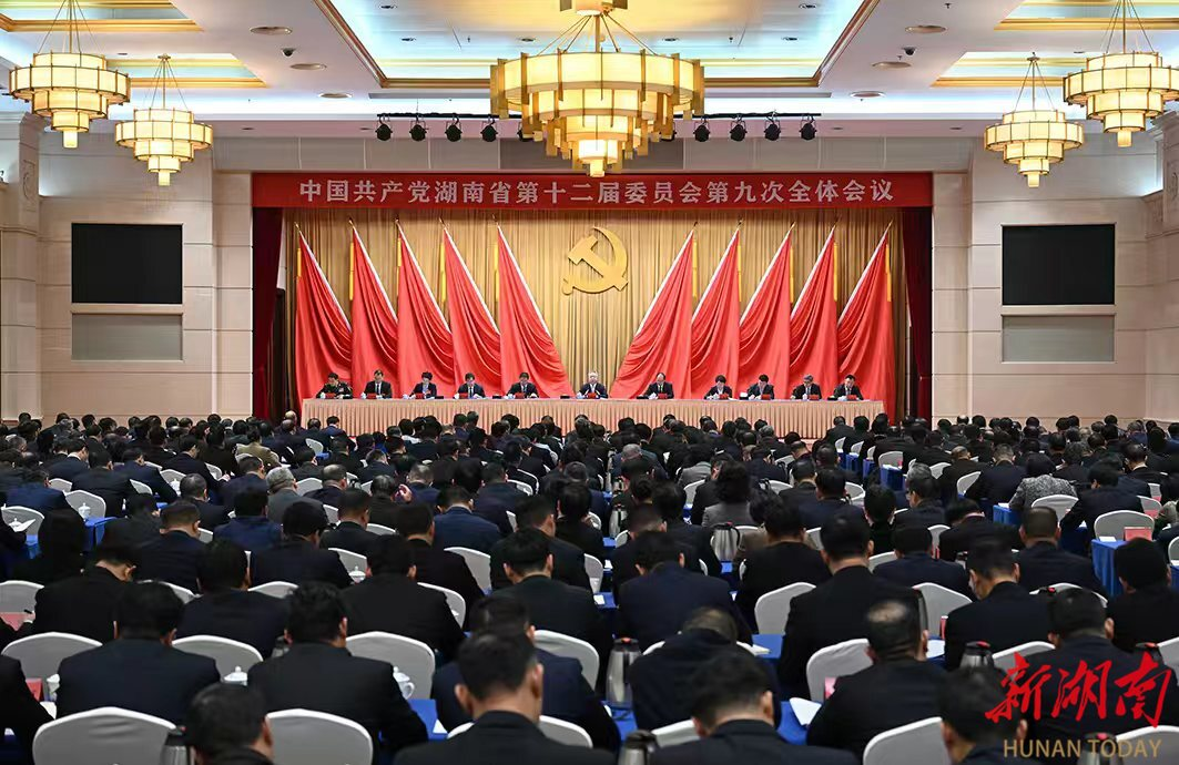 湖南省委十二届九次全体会议决议发布