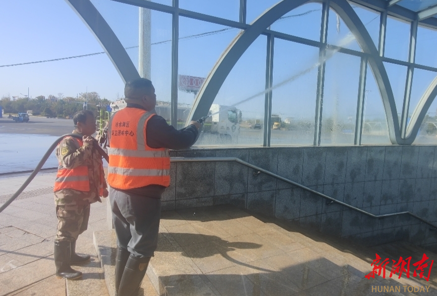 “首位度·洁绿行”|永州冷水滩区环卫和园林中心：精洁市容迎盛会 诚护营商展新风