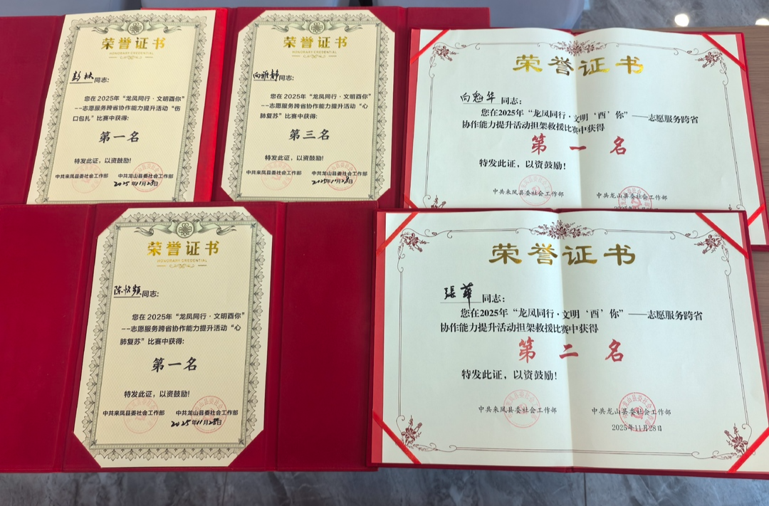 龙山县人民医院在跨省志愿服务技能比拼中斩获多项殊荣