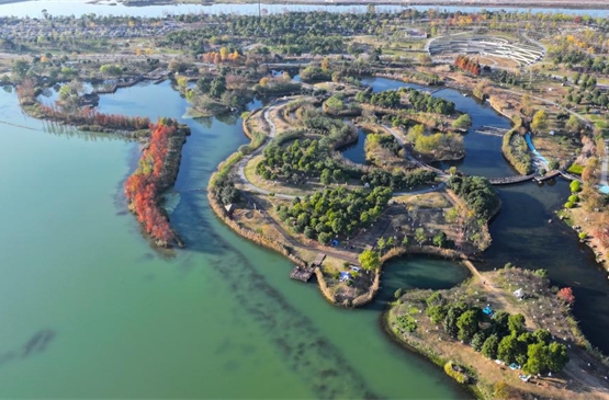 Scenery of Songya Lake National Wetland Park in Changsha