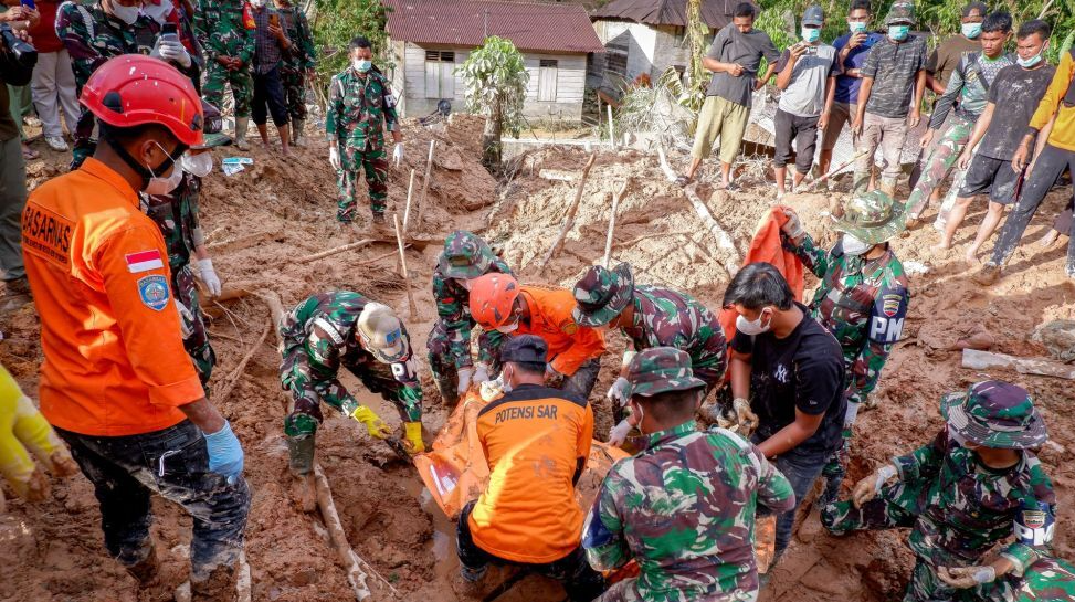 印尼洪灾遇难人数升至502人