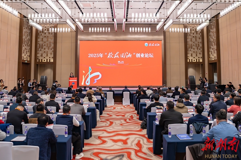 2025年“校友回湘”创业论坛在长沙举行