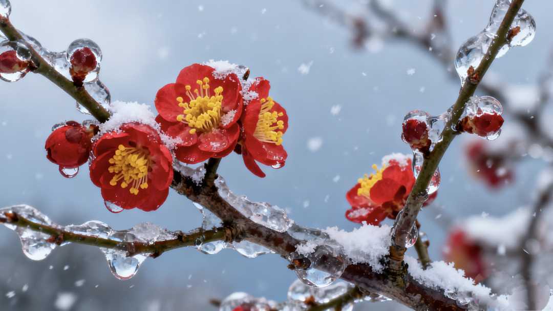 寒梅凌霜傲骨在：湘魂铸梅，风骨昭今