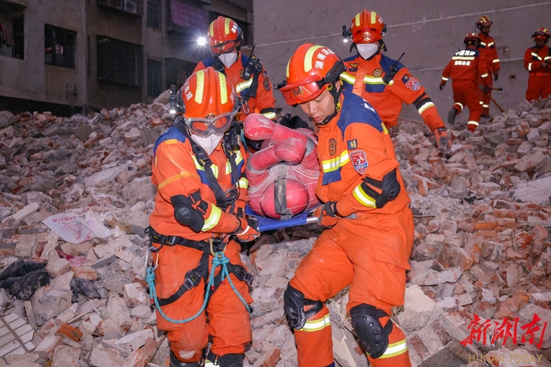 永州开展跨区域地震救援实战演练