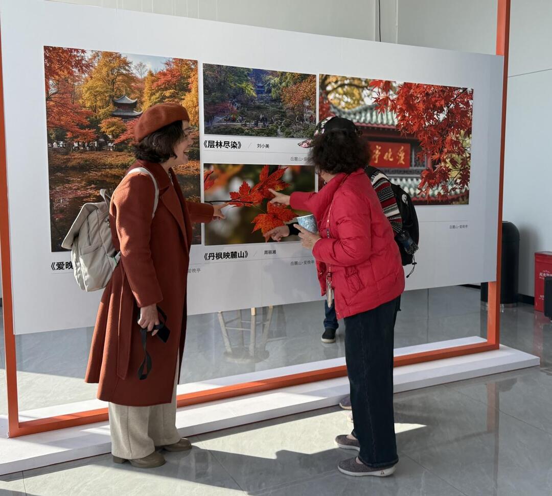 长沙城市摄影艺术展在岳麓山启幕