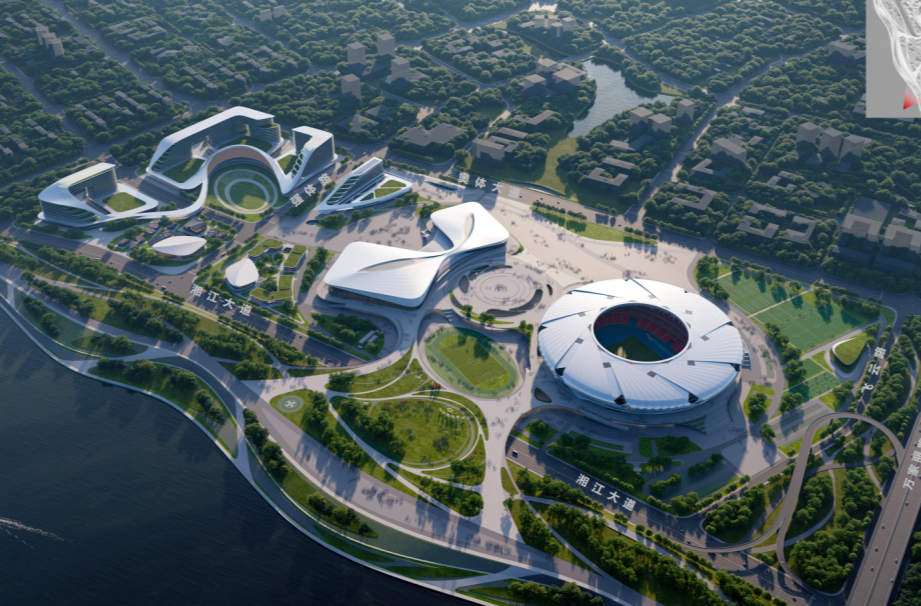 长沙奥体中心，有新进展！