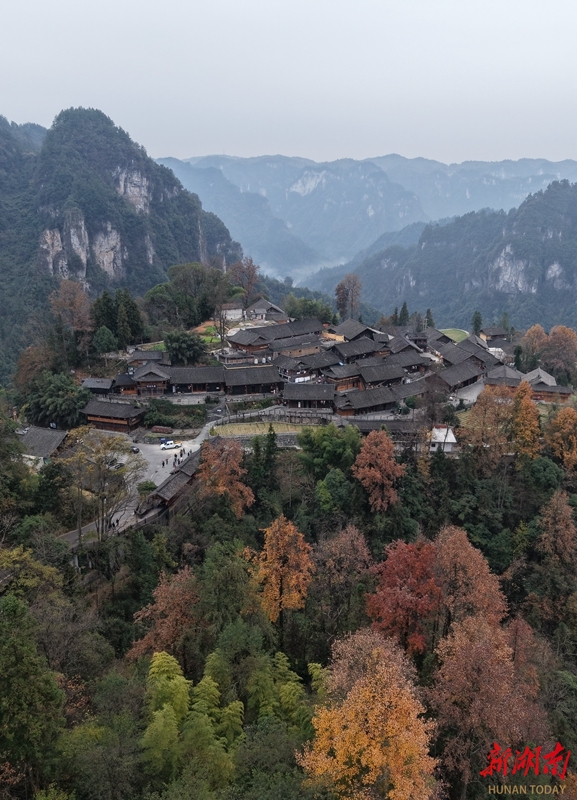 十八洞村初冬披彩装