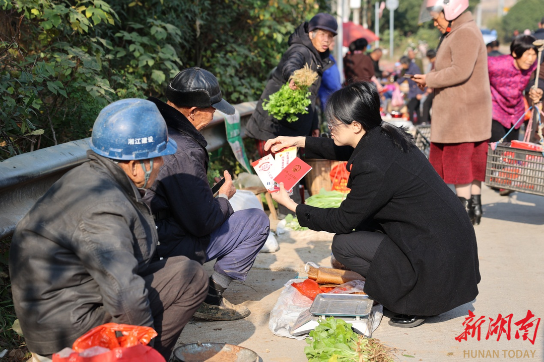 普法摆摊赶大集 学子探院穿法袍 湘潭县人民法院国家宪法日活动接地气入人心