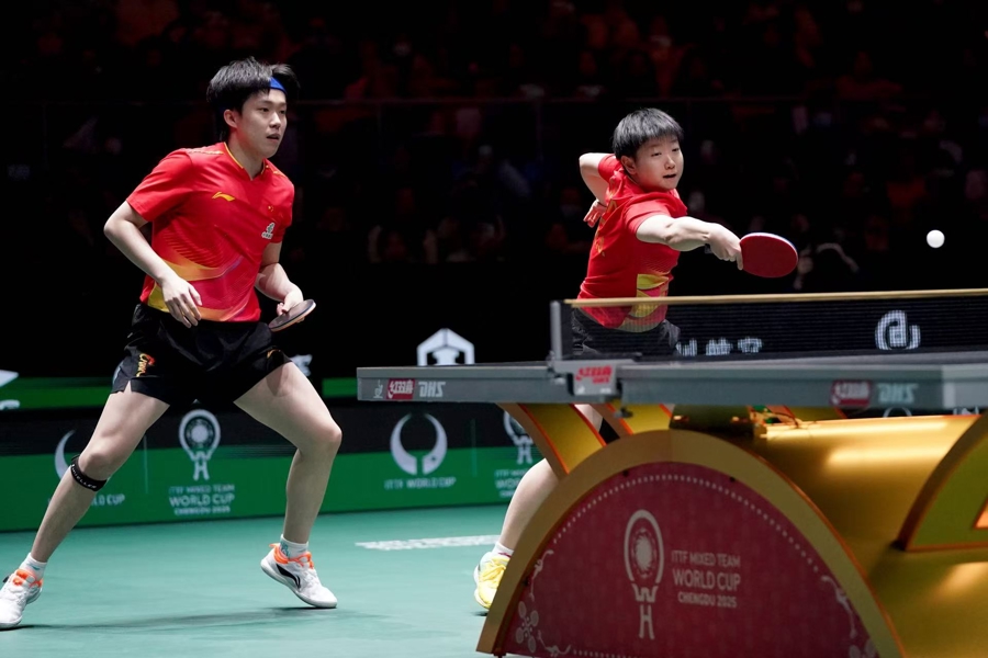 国乒挑战升级，“莎头组合”准备打硬仗，孙颖莎赛后道出混团赛精髓