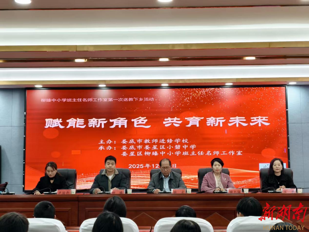 娄星区柳臻中小学班主任名师工作室开展送教活动