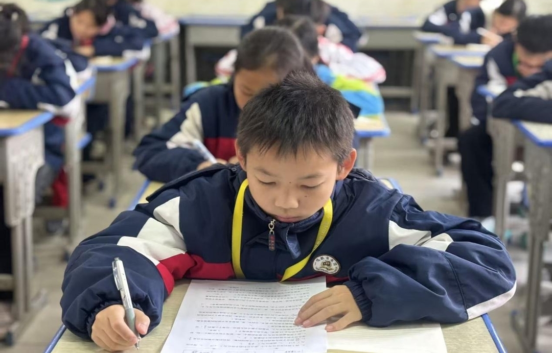 嘉禾县一鸣学校举办数学计算能力大赛