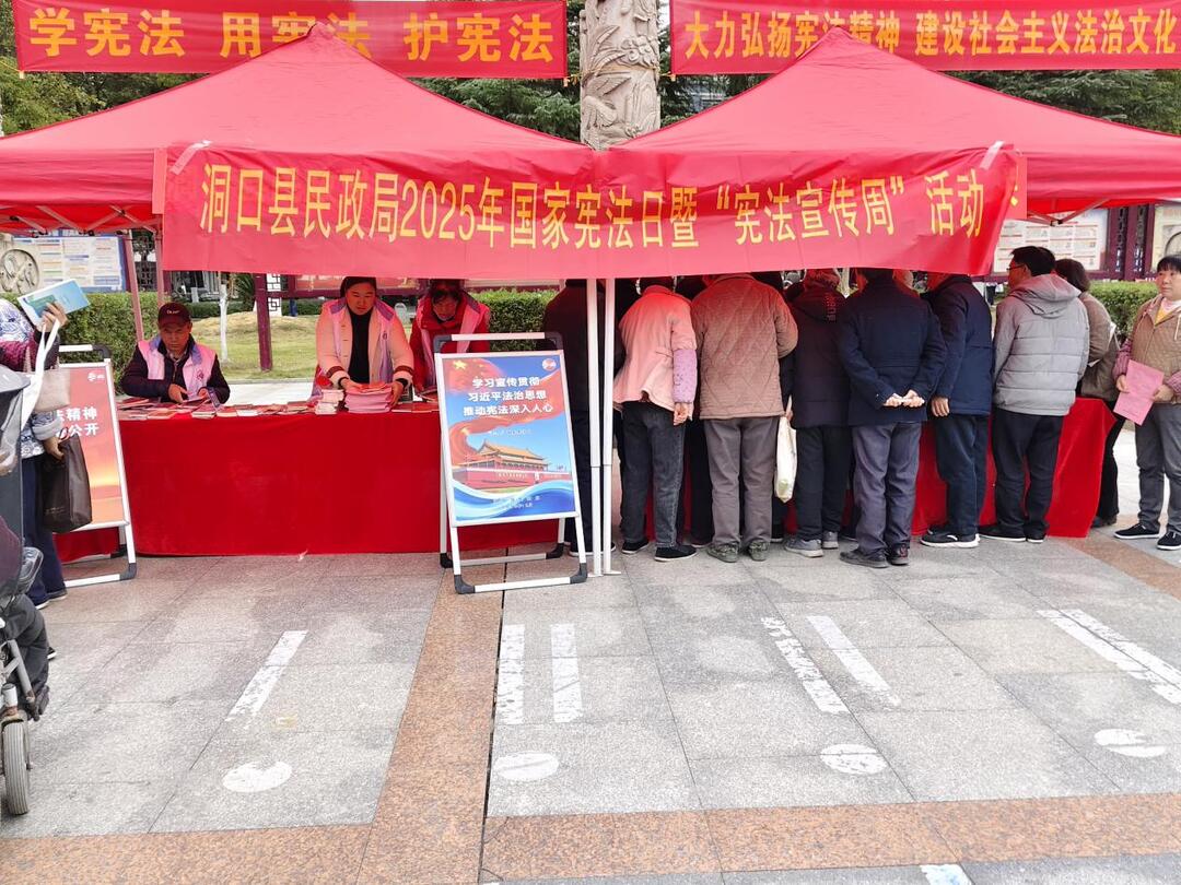 洞口县民政局开展2025年国家宪法日暨“宪法宣传周”活动