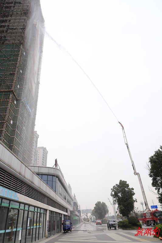 高层建筑灭火救援实战演练