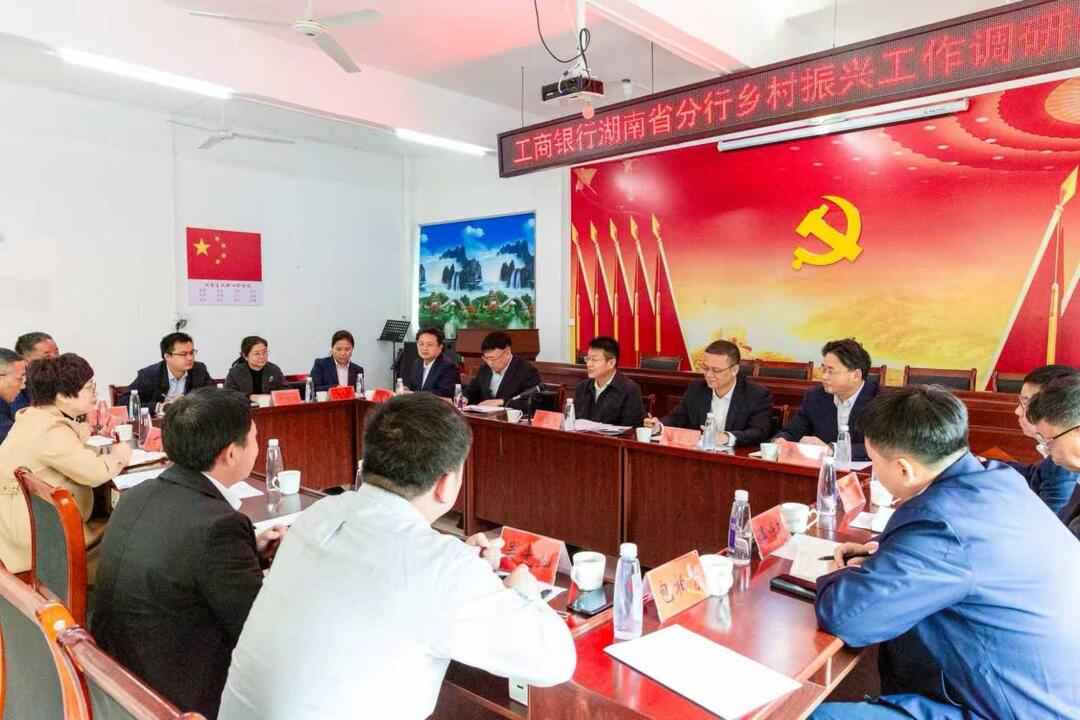 工商银行湖南省分行深入新田县开展乡村振兴专题调研